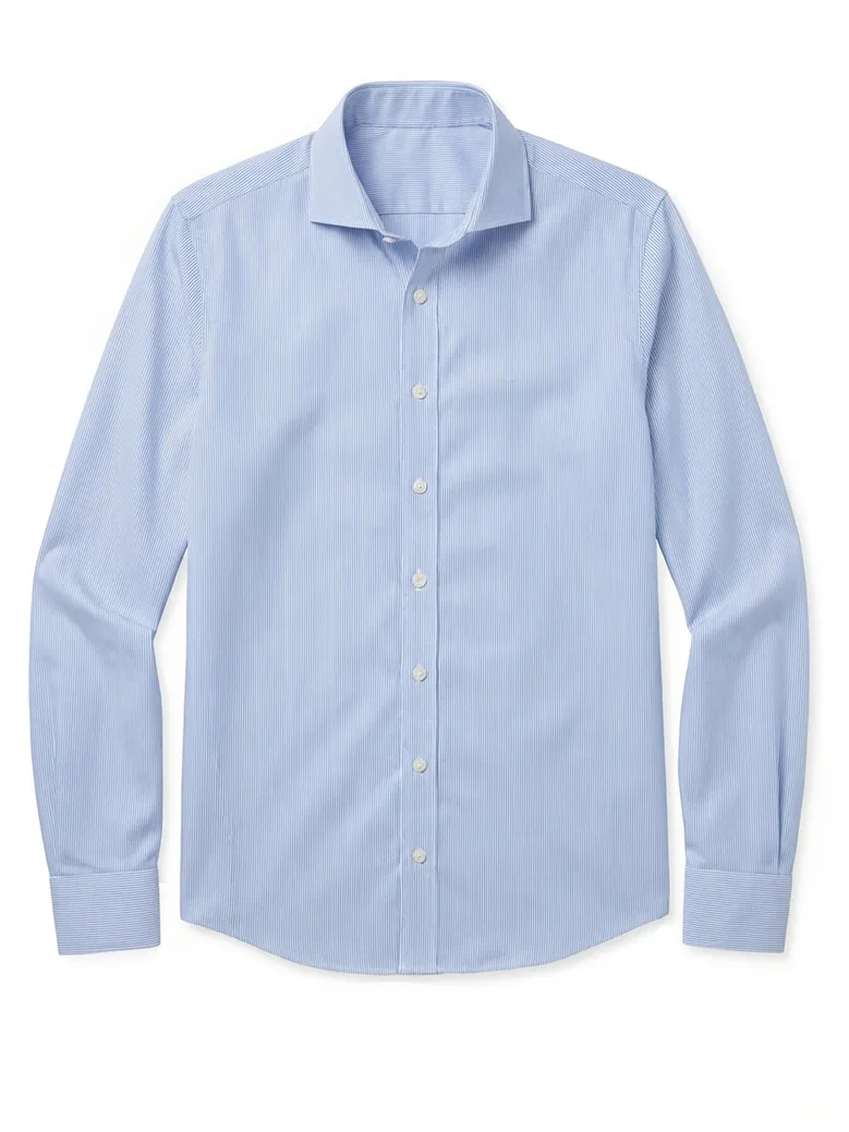 Chemise en popeline facile à repasser
