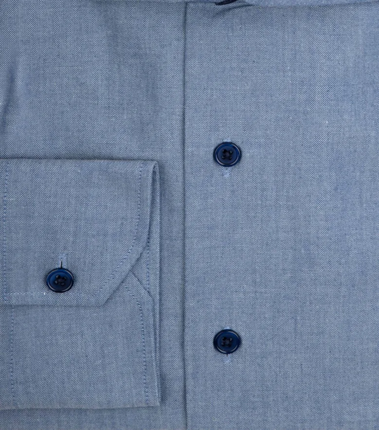 Chemise en Chambray bleu Indigo