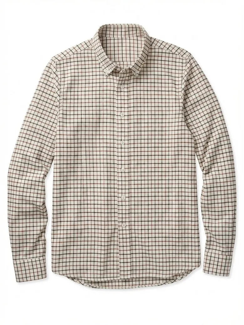 Chemise en flanelle légère et douce