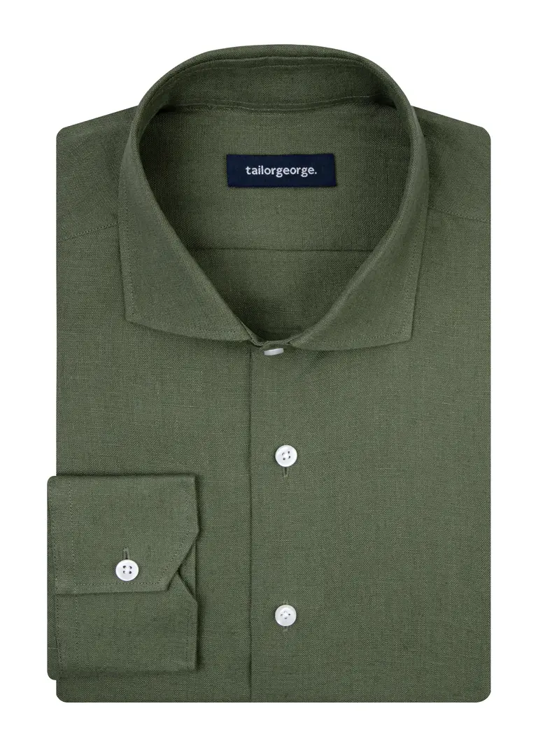 Chemise en lin épais